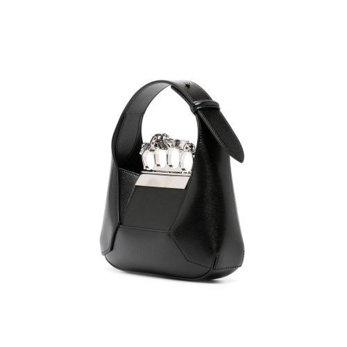 Alexander McQueen o1s22i1n1024 Size: OS / Jewelled Hobo Mini Bag in Black Size ONE SIZE - 2 Thumbnail