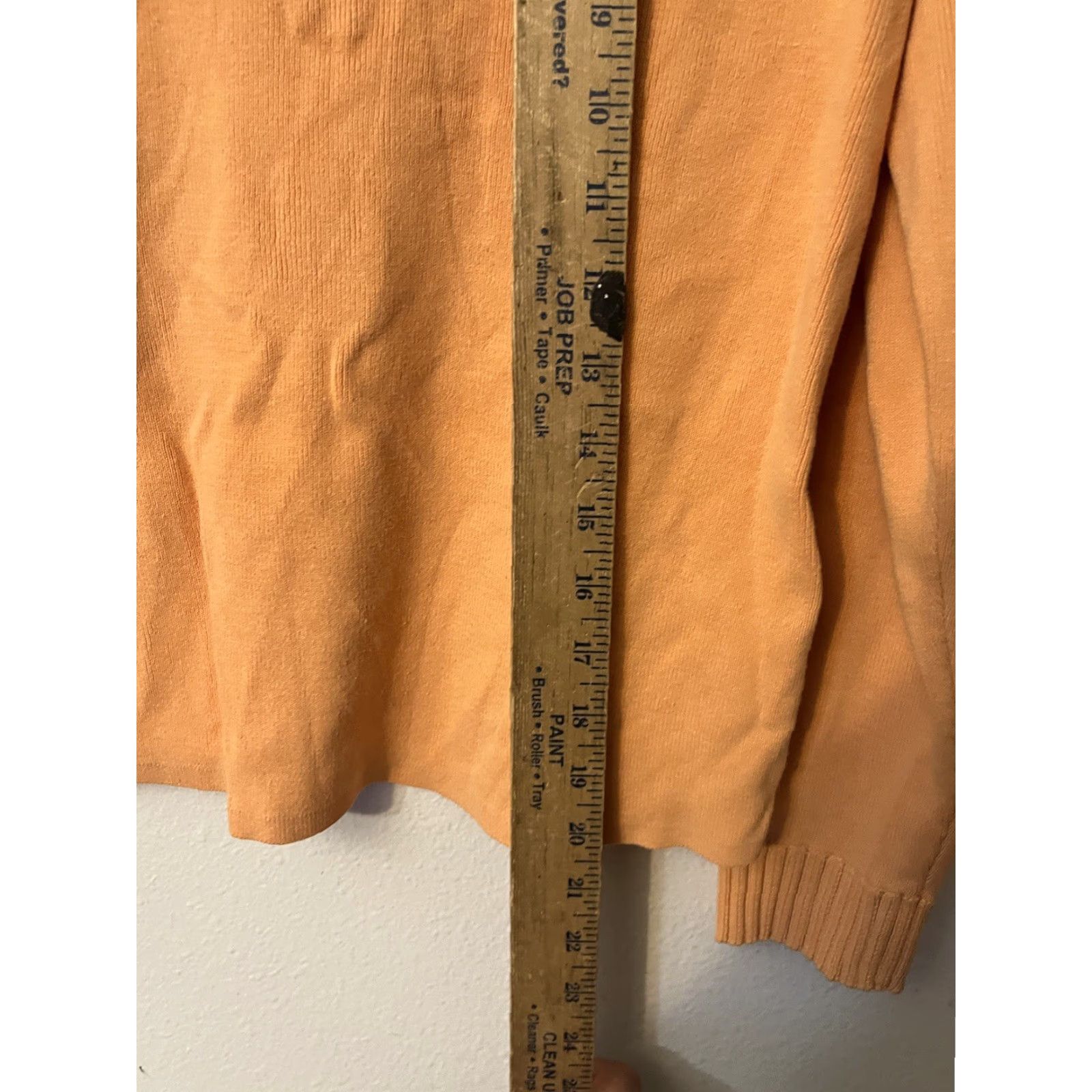Talbots Talbots Pullover Shirt Orange Women PP 1/4 Zip Corduroy Petite Vintage Women’s Size XXS / US 00 / IT 34 - 4 Thumbnail