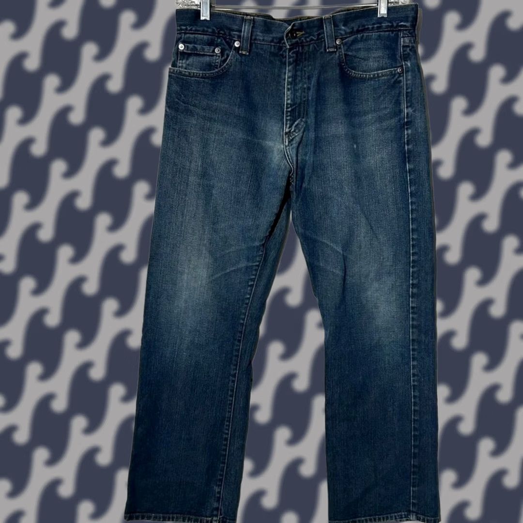 Vintage LL Bean Mens Jeans Blue Denim 100% Cotton 34x30 Regular Fit 5-Pocket Design Medium Size US 34 / EU 50 - 1 Thumbnail