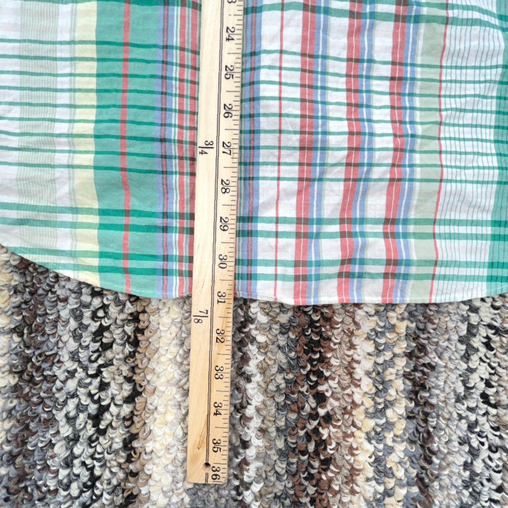 Polo Ralph Lauren Ralph Lauren Shirt Men XL Green Madras Plaid Classic Button Up Multi Pastel Size US XL / EU 56 / 4 - 5 Thumbnail