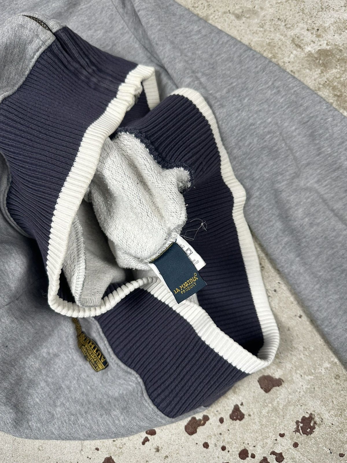 La Martina × Vintage Vintage Y2K La Martina Argentina Full Zip Sweatshirt Grey Size US L / EU 52-54 / 3 - 9 Thumbnail