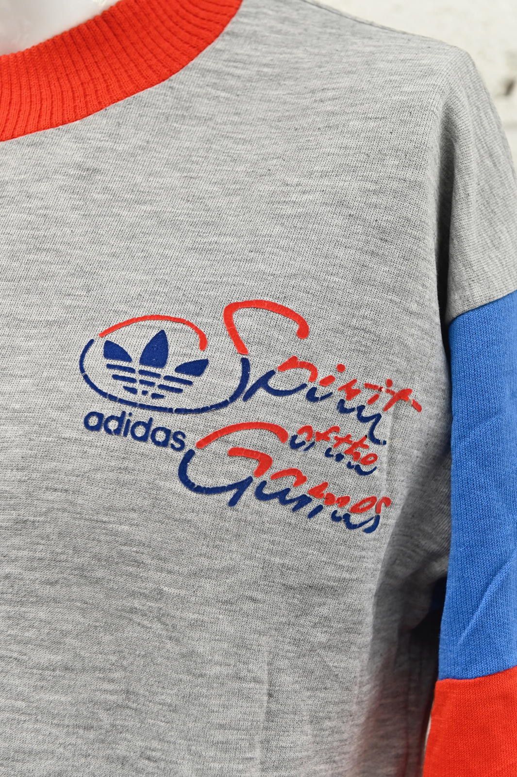 Adidas Adidas Grey Spirit of the Games Sweatshirt Mens Size S Size US S / EU 44-46 / 1 - 2 Thumbnail