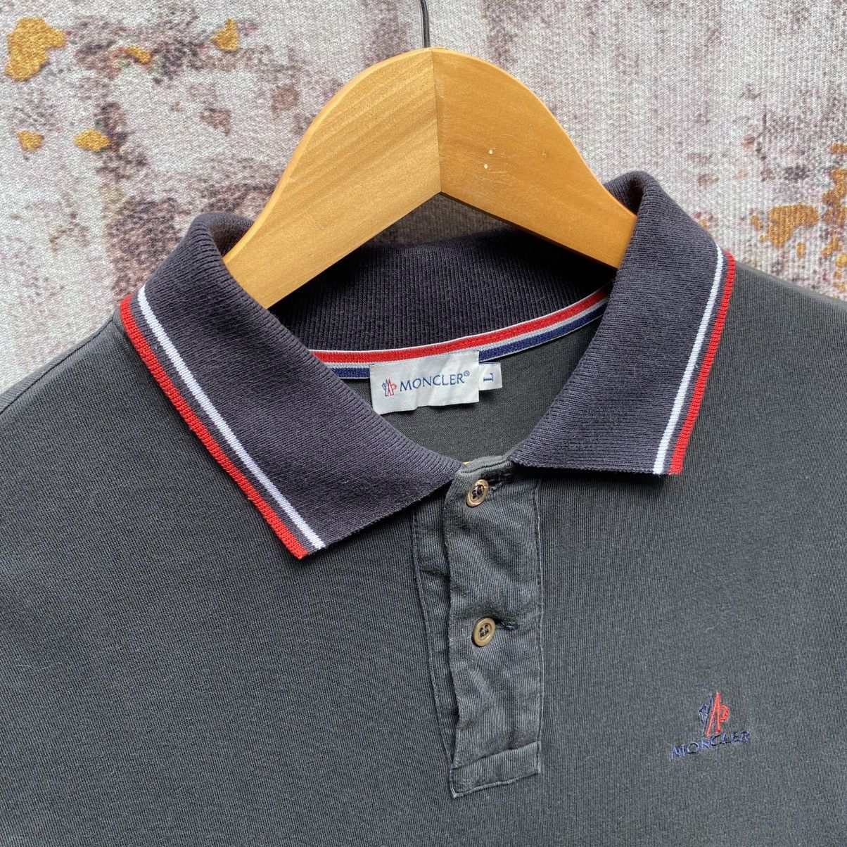 Moncler Moncler Ringer Polo Shirt Moncler Luxury Brand SunFaded Size US M / EU 48-50 / 2 - 9 Thumbnail