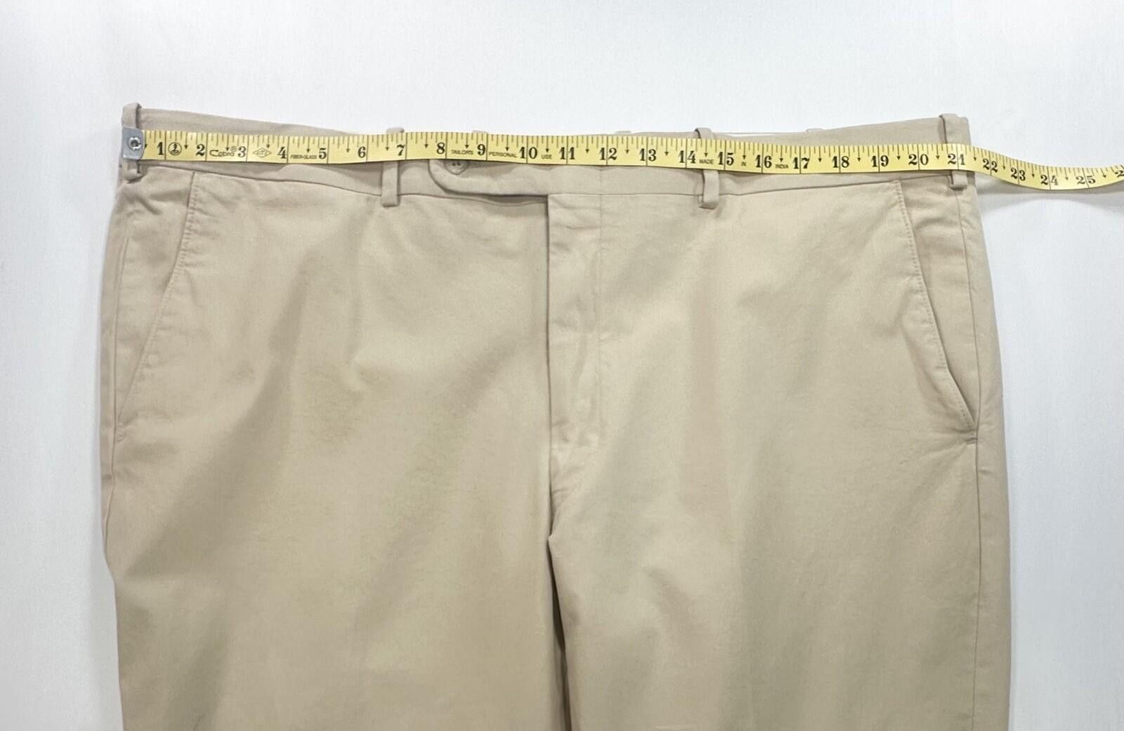 Tom James Tom James Royal Classic Tailored Dress Pants Beige Men 40/28 Size US 40 / EU 56 - 3 Thumbnail