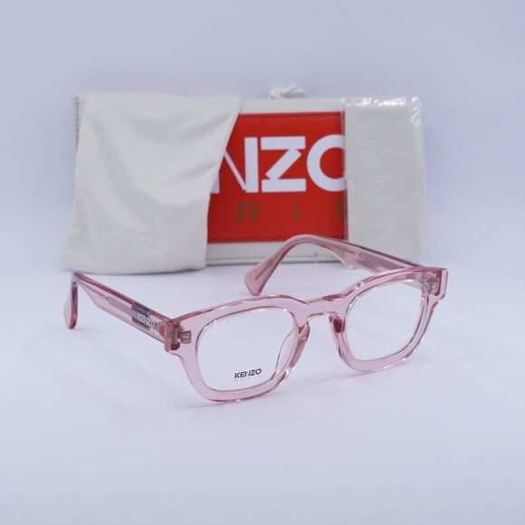 🕶️ New Kenzo KZ50185I 072 Eyeglasses - Transparent Pink