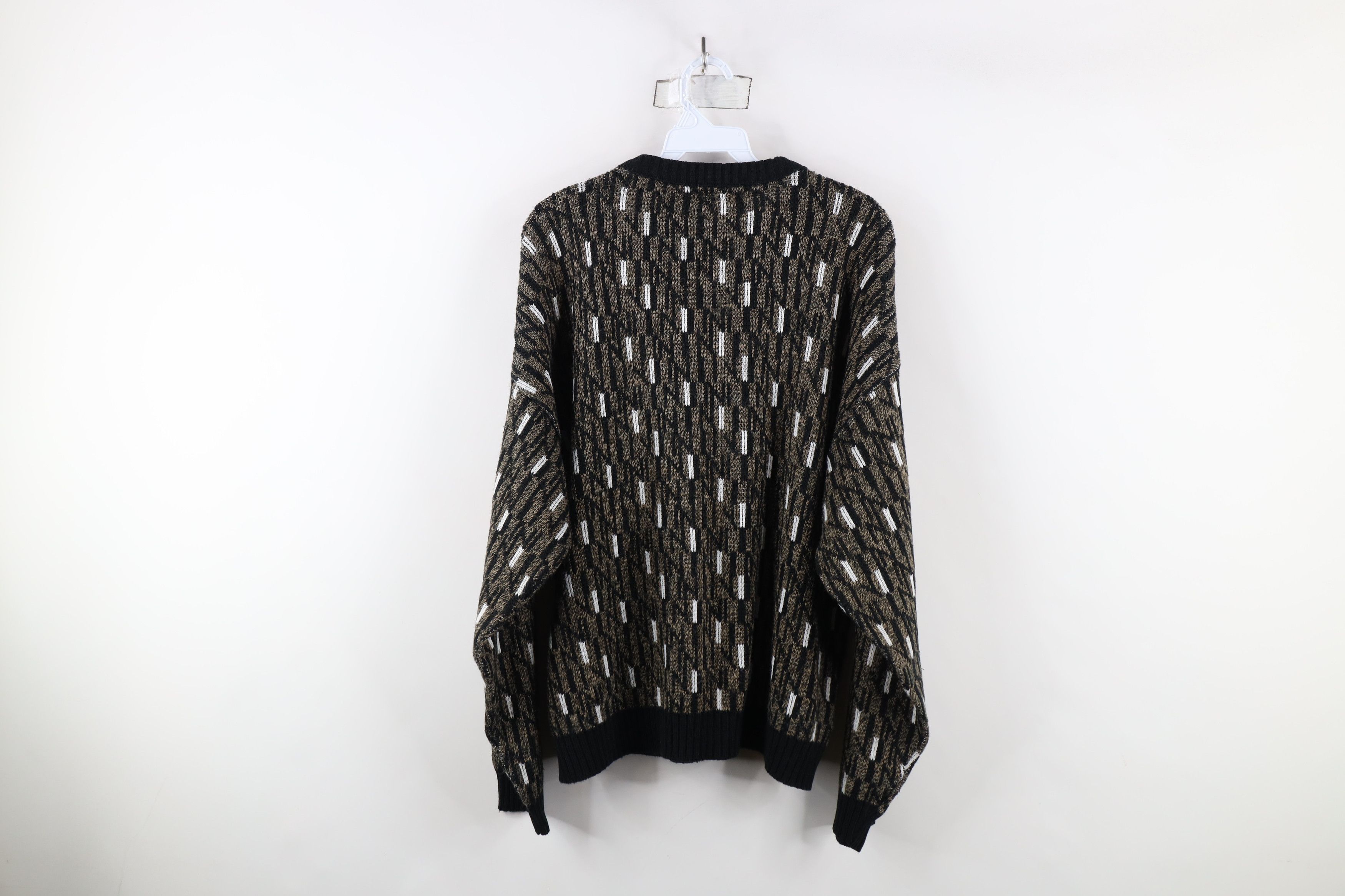 Vintage Vintage 90s Coogi Style Bassmaster Knit Crewneck Sweater USA Size US L / EU 52-54 / 3 - 8 Thumbnail