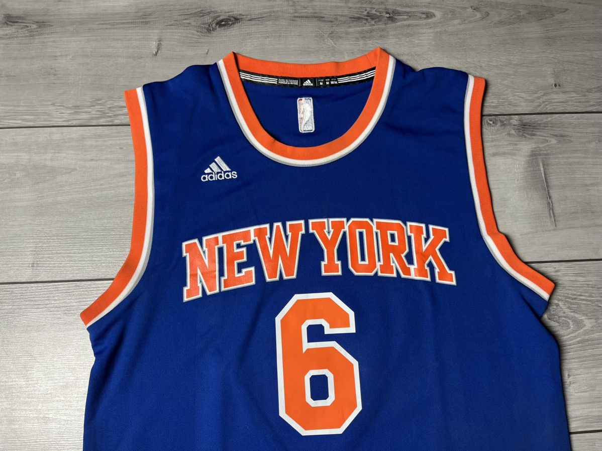 Adidas Adidas NBA New York Knicks Kristaps Porzingis #6 Jersey Blue Size US M / EU 48-50 / 2 - 3 Thumbnail