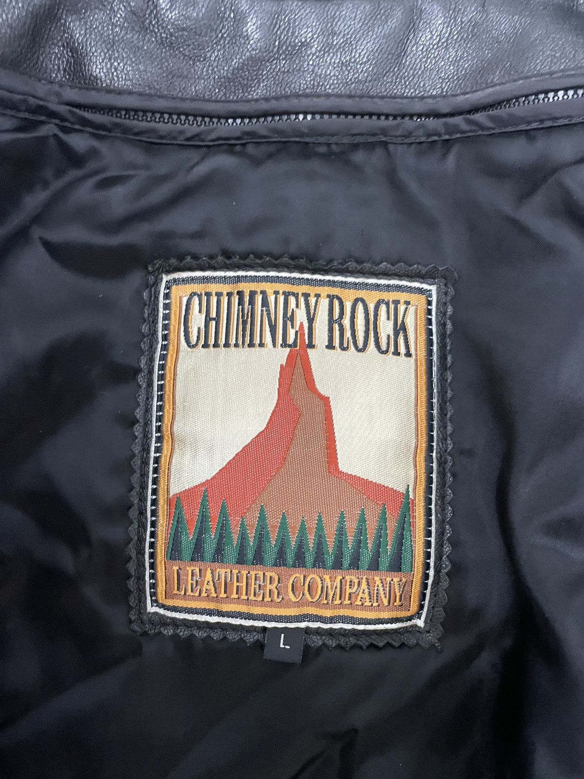 Other 🔥 Vintage Chimney Rock leather jacket Size US L / EU 52-54 / 3 - 2 Thumbnail