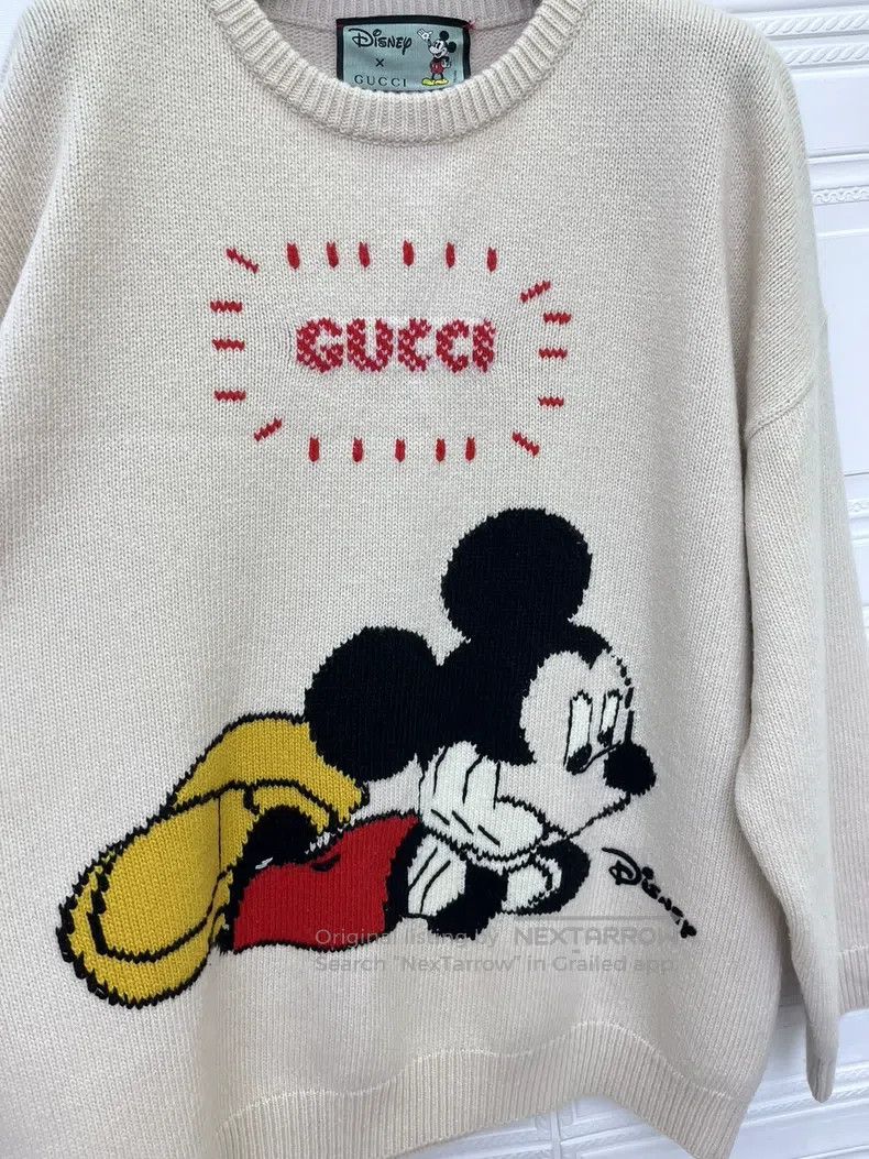 Gucci Gucci Mickey Mouse knitted sweater Size US L / EU 52-54 / 3 - 2 Thumbnail
