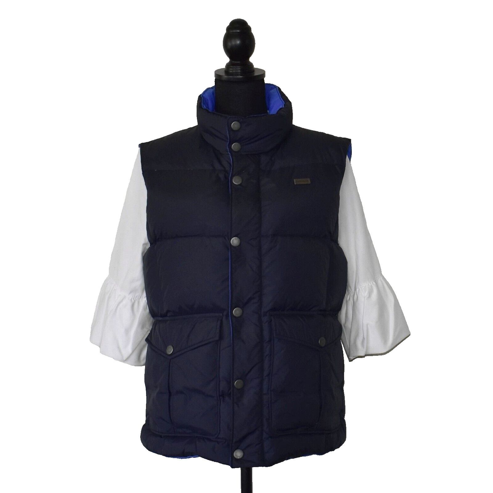 Napapijri NAPAPIJRI GEORGAPHIC Quilted Duck Down Feather Puffer Vest L Size L / US 10 / IT 46 - 1 Thumbnail