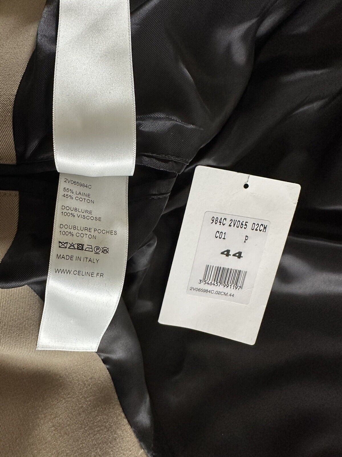 Celine × Hedi Slimane SS19 Harrington-style Jacket Beige Camel Bomber 44 xs Size US S / EU 44-46 / 1 - 6 Thumbnail