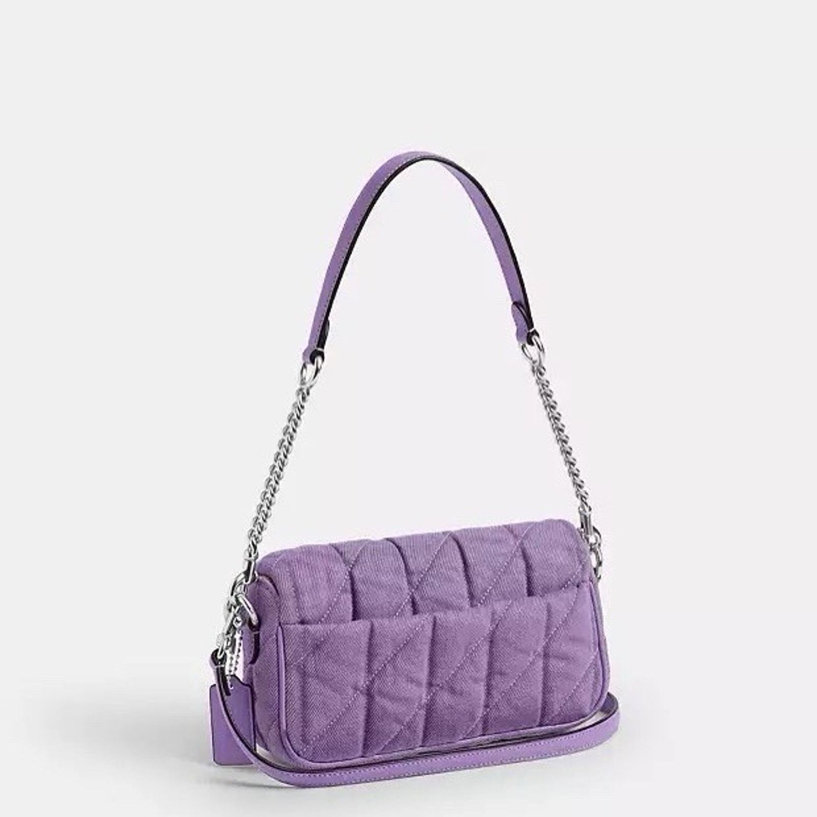 Coach NWT COACH Hailey Flap Bag CBI88 Iris Denim Leather Bag Size ONE SIZE - 10 Thumbnail