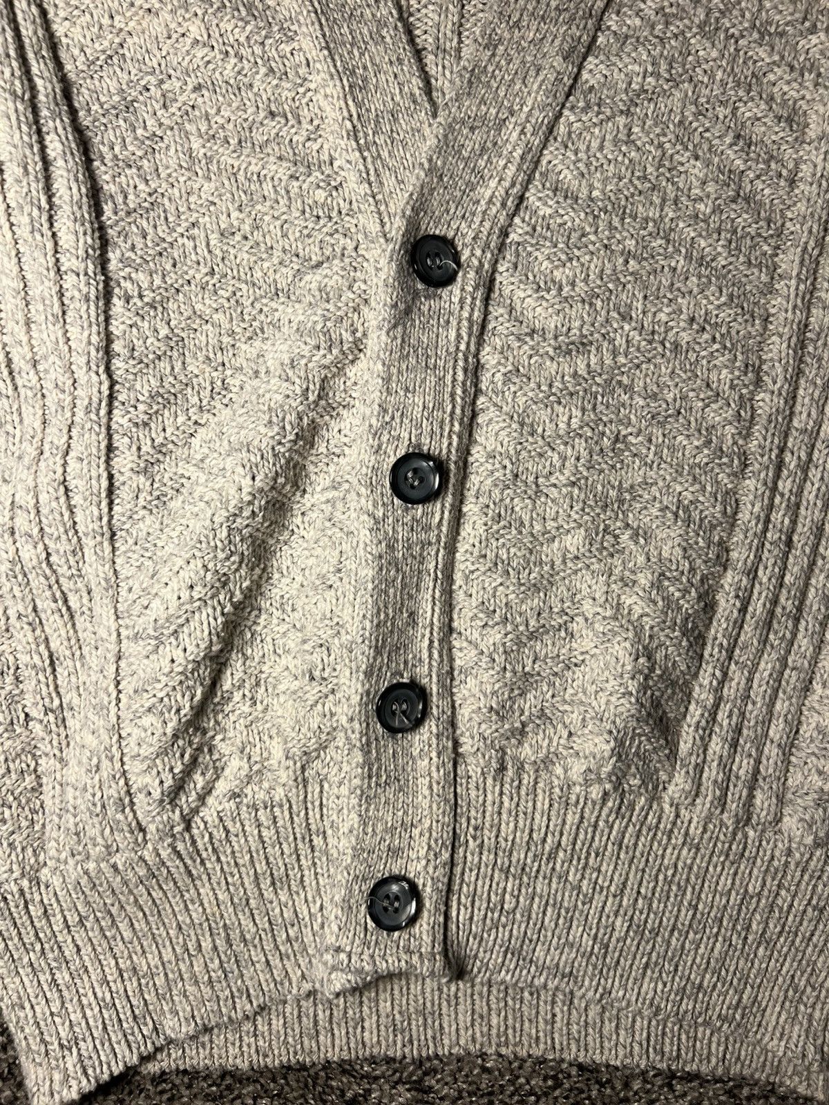 Eddie Bauer Vintage Eddie Bauer Made in USA Cable Knit Cardigan Size US L / EU 52-54 / 3 - 2 Thumbnail
