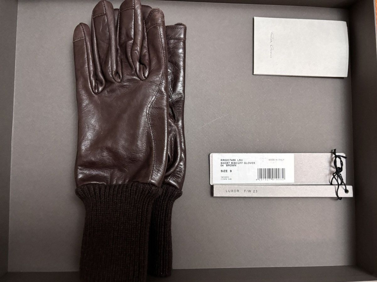 Rick Owens Rick Owens Ribcuff Gloves 9 Size ONE SIZE - 2 Thumbnail