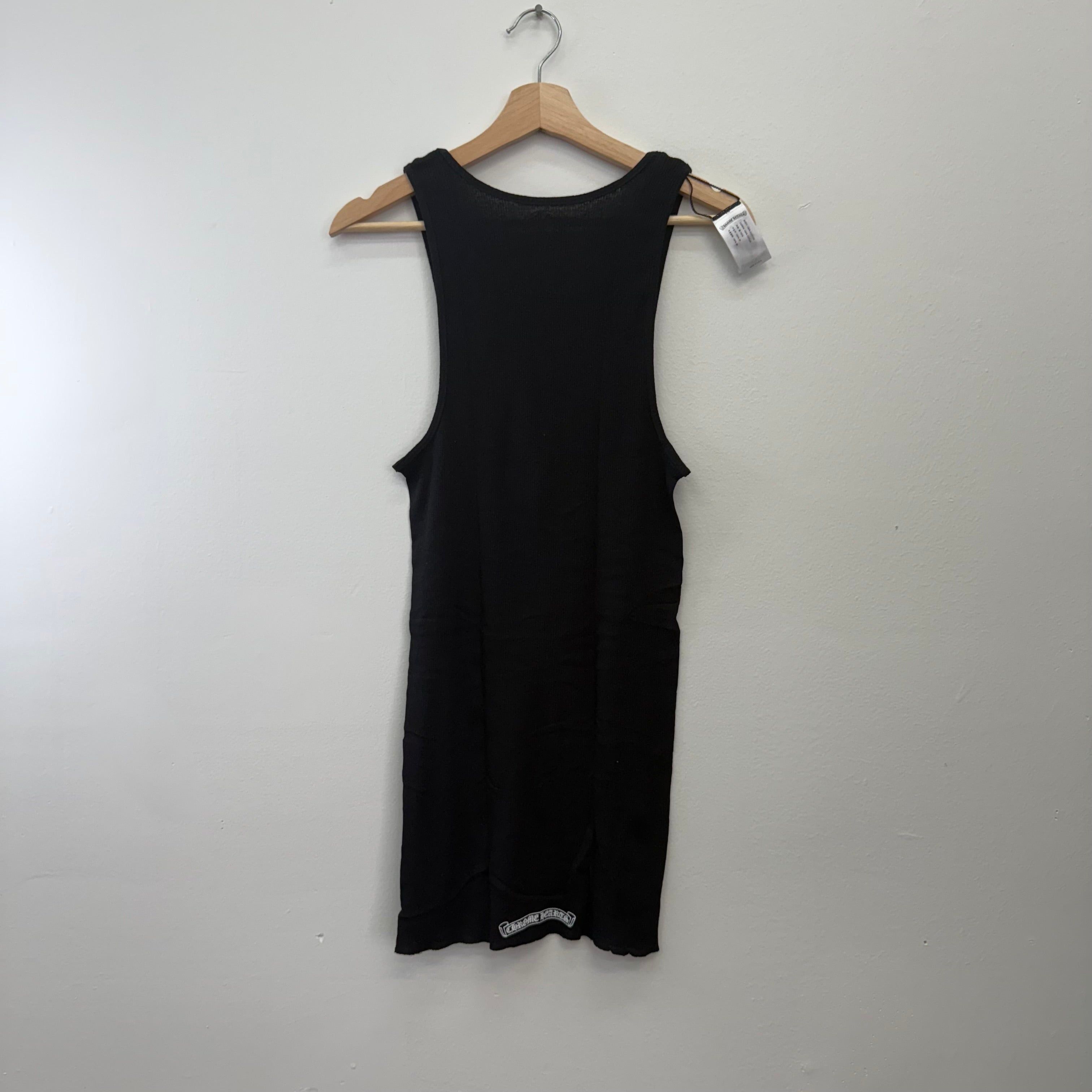 トップス chrome hearts HAIRY CROSS RIB TANK L Chrome Hearts Hairy Cross Rib Tank Top - SRM – SHENGLI ROAD