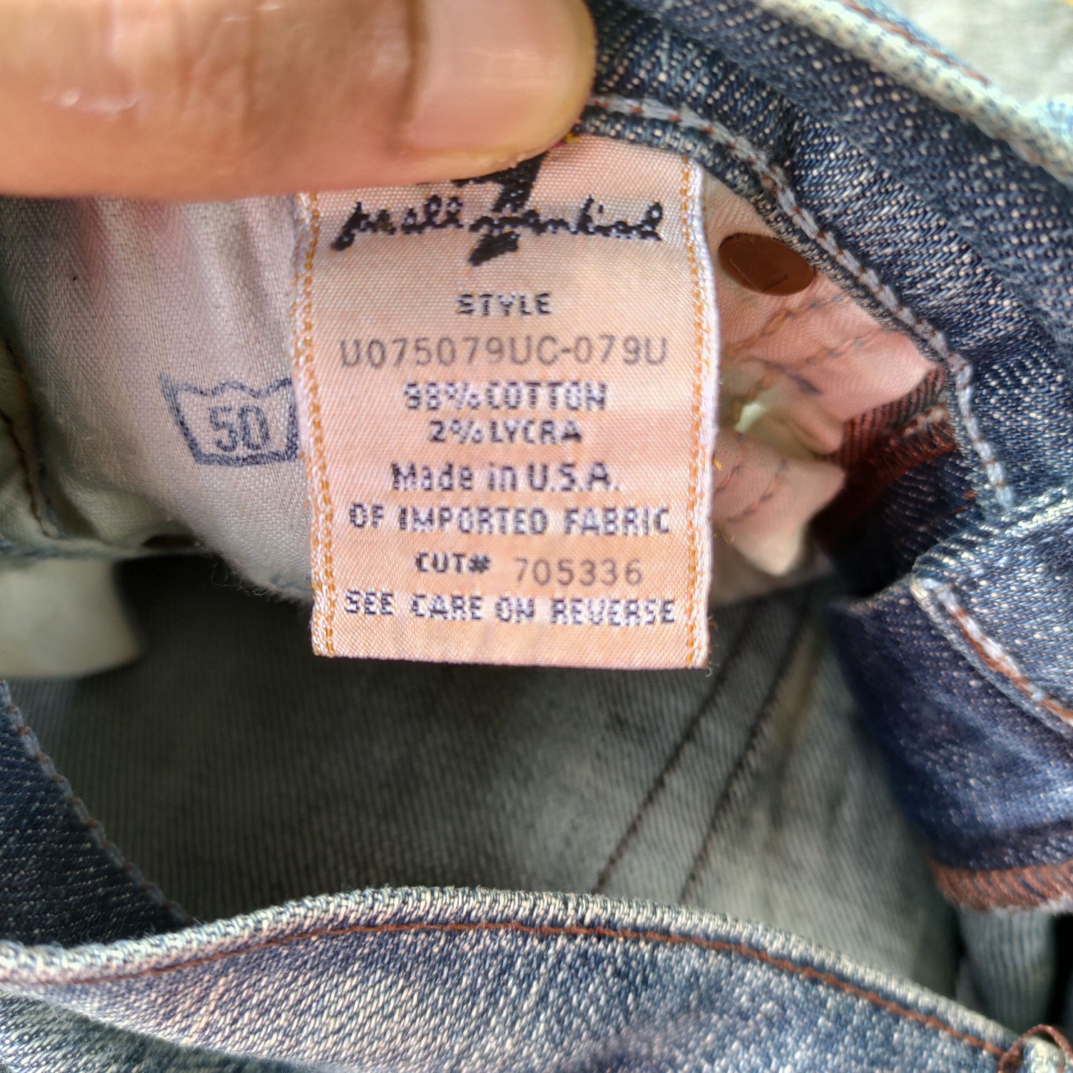 7 For All Mankind BOOTCUT 7 FOR ALL RIPPED FADED JEANS DENIM PANTS Size US 26 / EU 42 - 12 Thumbnail