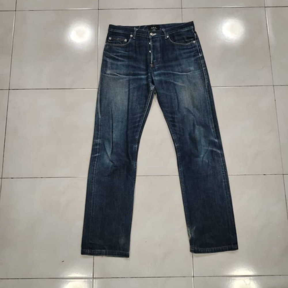 A.P.C. Vintage APC Jeans New Standard Dark Blue Selvedge Size US 31 - 1 Thumbnail