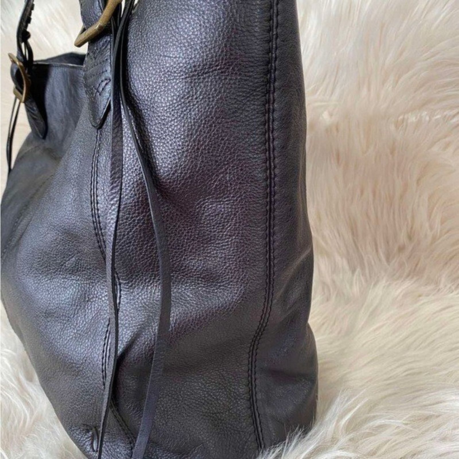 Frye Frye large Melissa gray shoulder bag large tote A000497 Size ONE SIZE - 15 Thumbnail
