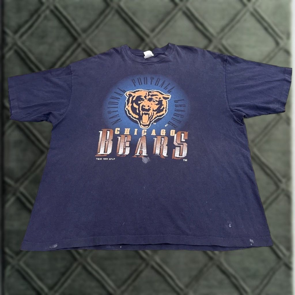 NFL VINTAGE Chicago Bears NFL Football Logo T-Shirt XL Men Blue XL Shirts Logo 1994 NFL Football Mens Size US XL / EU 56 / 4 - 1 Thumbnail