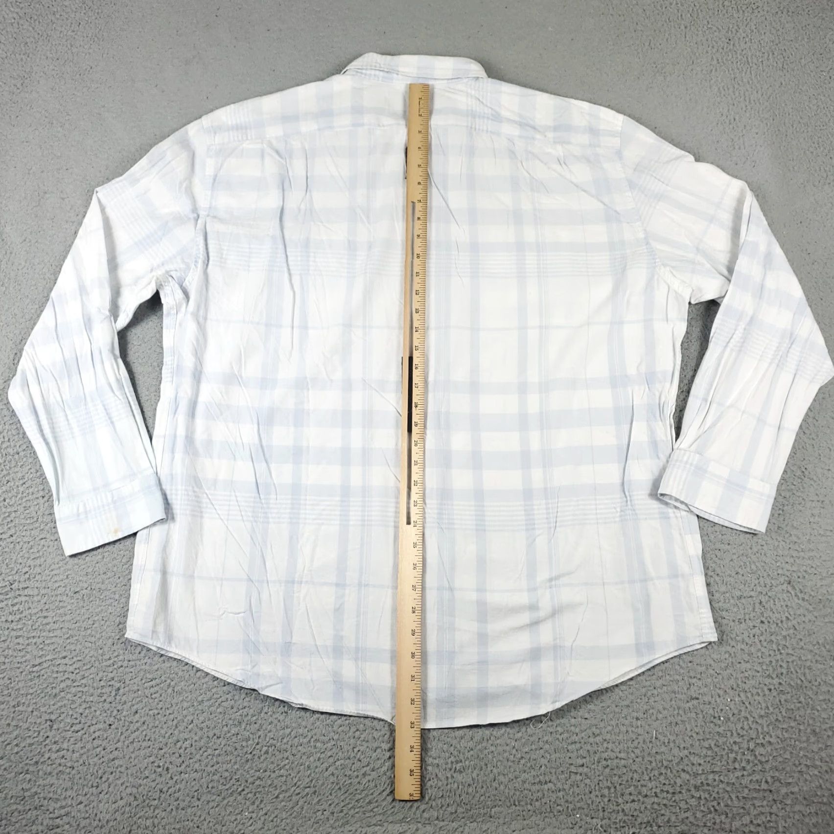 Nautica VINTAGE Nautica Shirt Mens Size 2XL Long Sleeve Plaid Button-Up Collared Cotton Blue White Casual Size US XXL / EU 58 / 5 - 4 Thumbnail