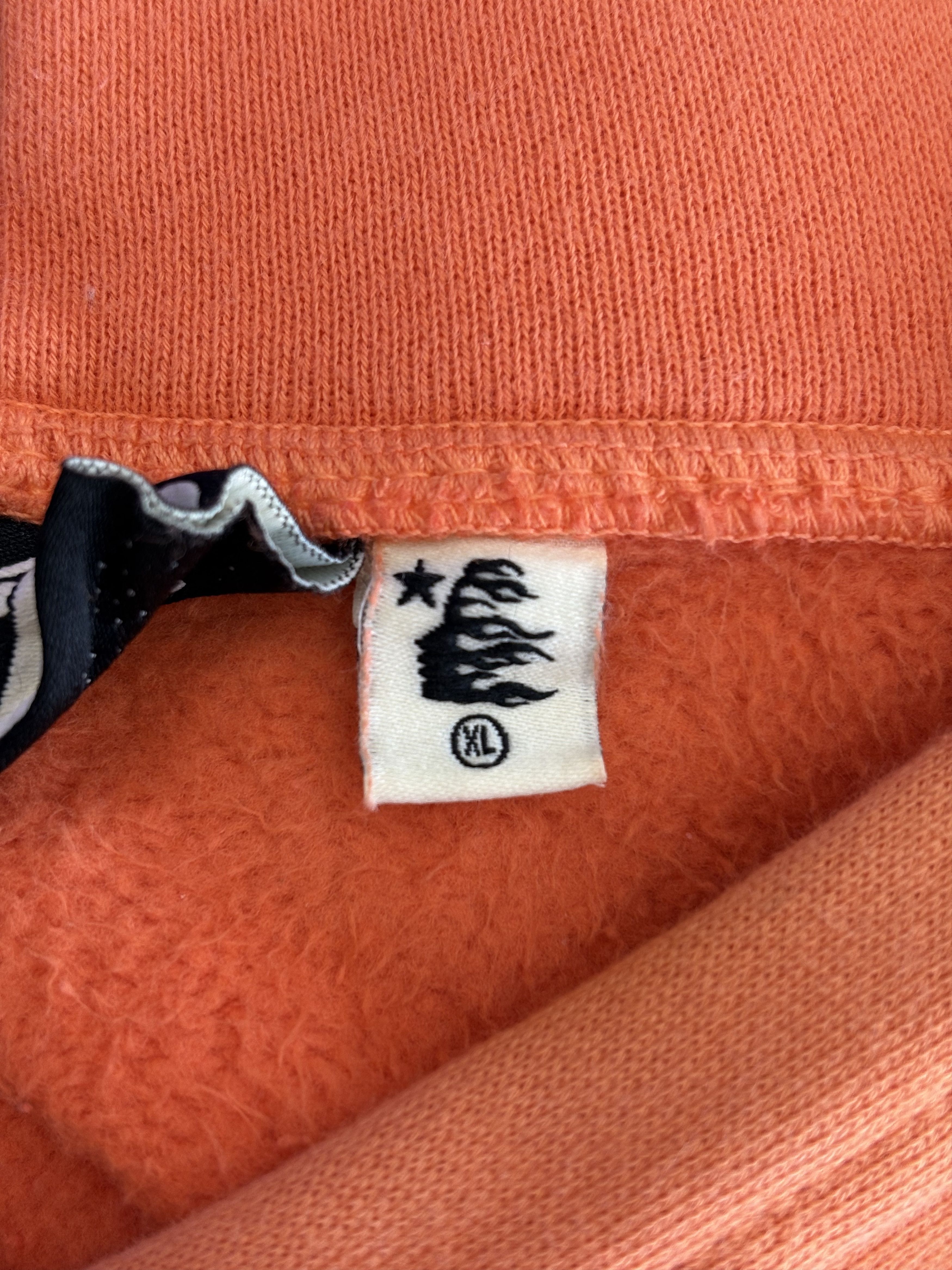 HELLSTAR Hellstar "Fire Orange" Hoodie Orange Dye Size US XL / EU 56 / 4 - 5 Thumbnail