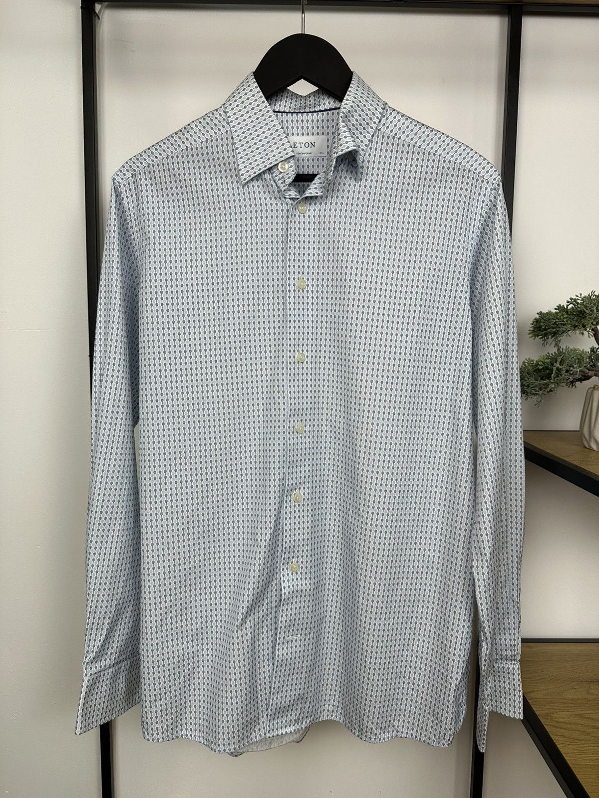 Eton Recent Eton Shirt Monogram Tennis Rackets Size 15/39 Men’s Size US M / EU 48-50 / 2 - 1 Thumbnail