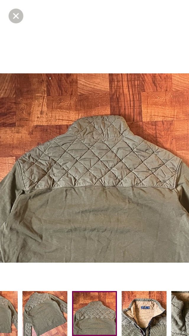 Polo Ralph Lauren Polo Ralph Lauren Vintage Men’s Quilted Quarter Zip XL Size US XL / EU 56 / 4 - 8 Thumbnail