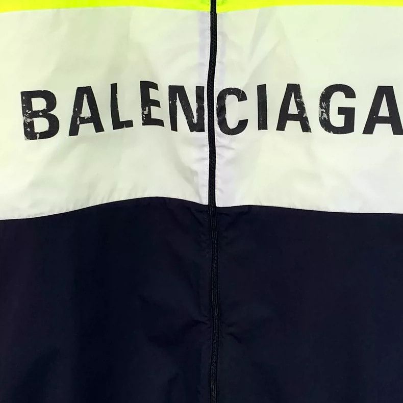 Balenciaga Balenciaga size 37 Color-block monogram print stand-up col Size US S / EU 44-46 / 1 - 4 Thumbnail