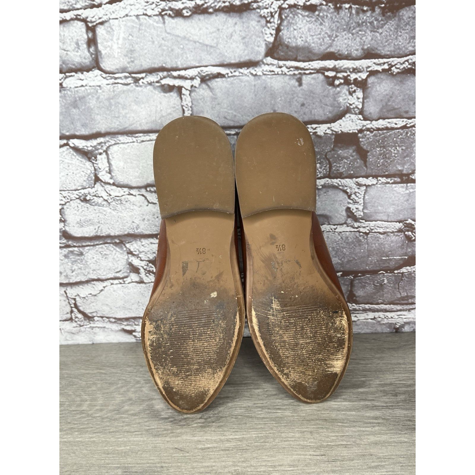 Madewell Madewell Frances Leather Loafers Burnished Mahogany Slip-On Size US 8.5 / IT 38.5 - 8 Thumbnail