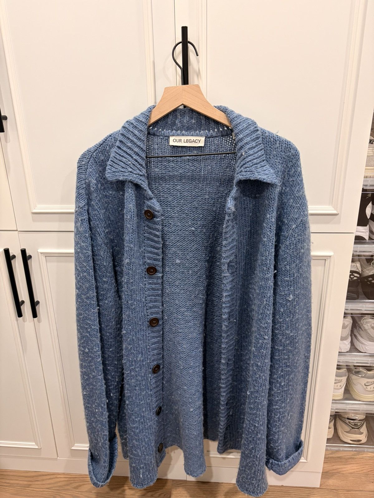 Our Legacy Big cardigan blue | Grailed