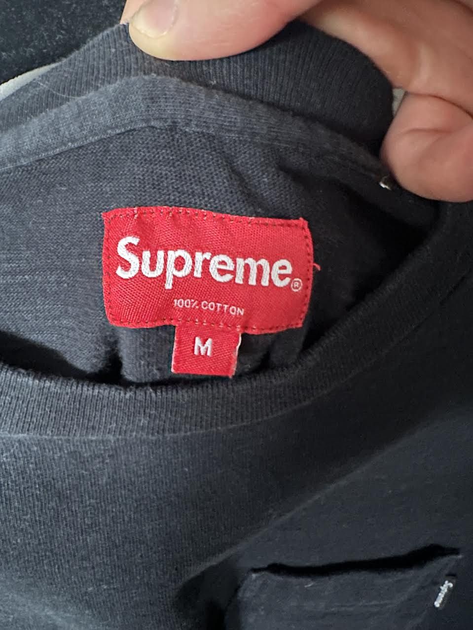 Supreme Supreme Long Sleeve Pocket Tee Size US M / EU 48-50 / 2 - 3 Thumbnail