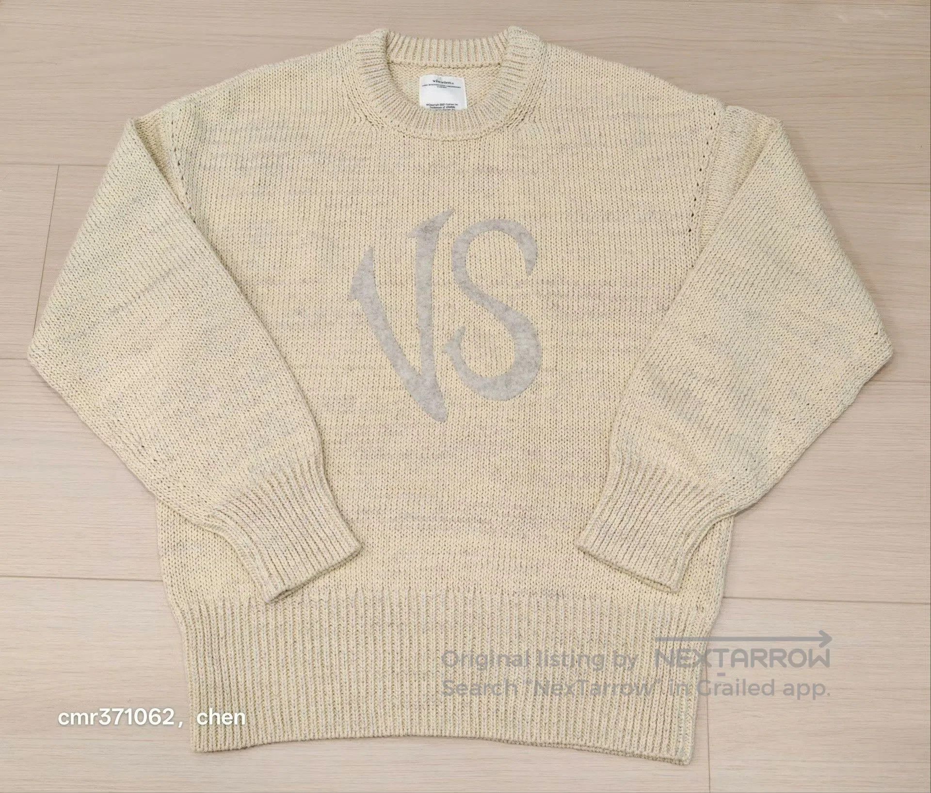 Visvim VISVIM 23SS Letterman Crew Knit. Size US M / EU 48-50 / 2 - 1 Thumbnail