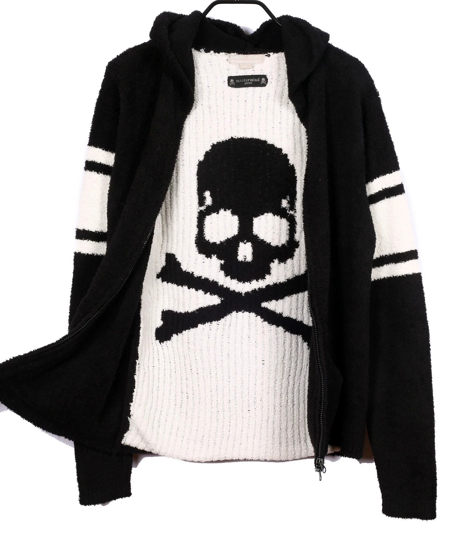 Mastermind Japan mmj x barefoot dreams hoodie Ron Herman sleeve webbing Size US L / EU 52-54 / 3 - 3 Thumbnail