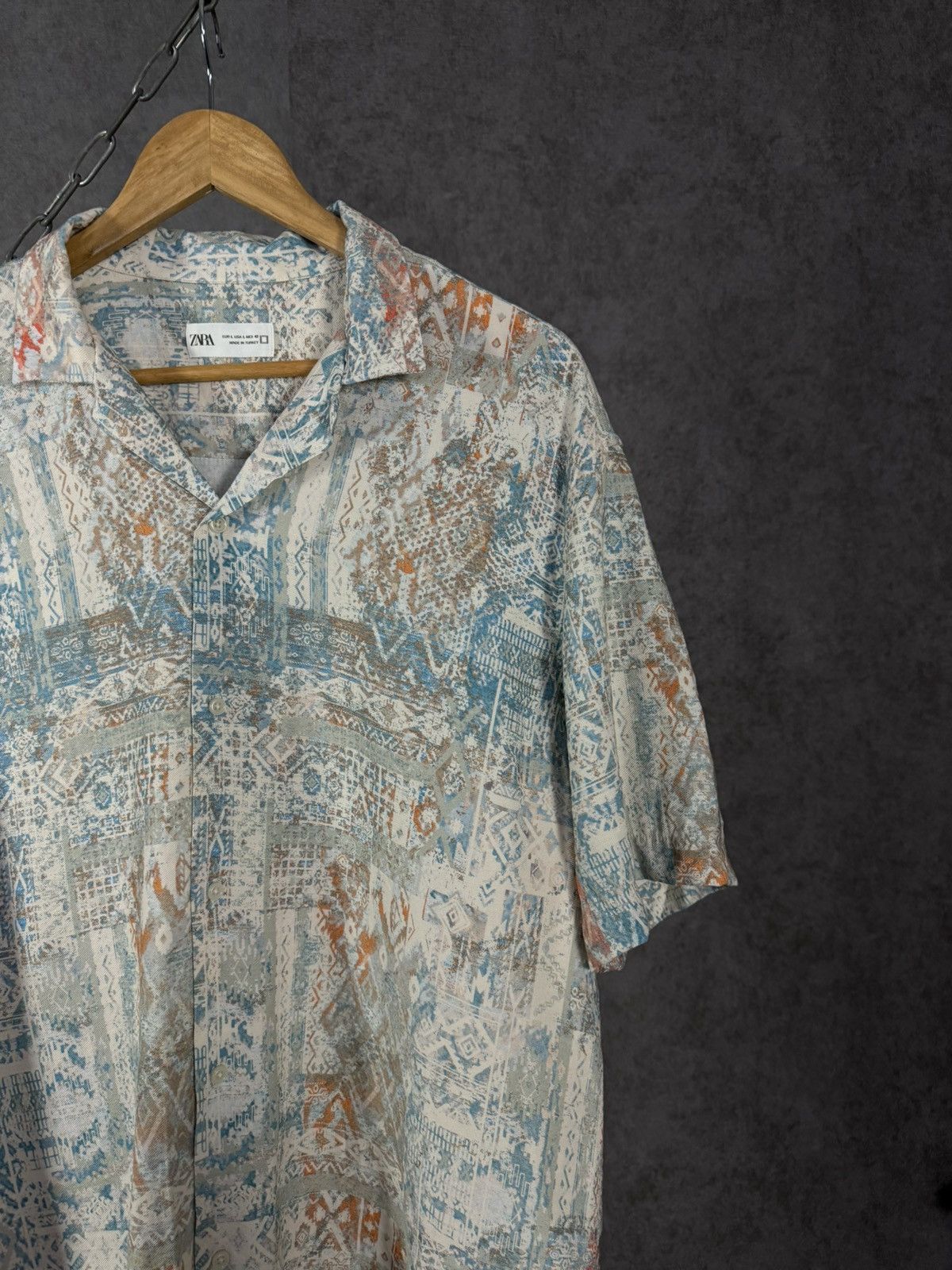 Zara Zara Man art crazy hawaiian shirt Size US L / EU 52-54 / 3 - 2 Thumbnail