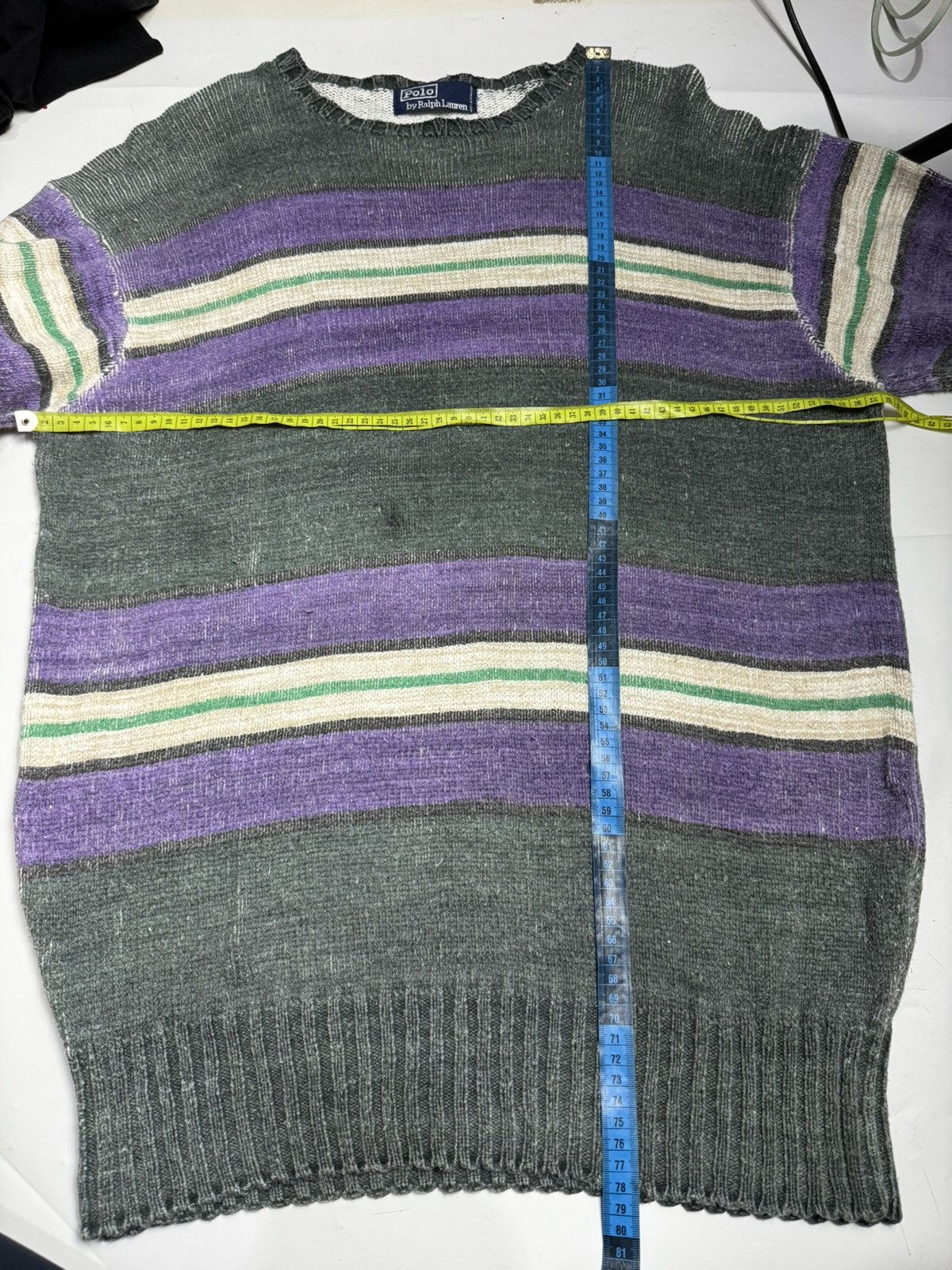 If Six Was Nine × Japanese Brand × Le Grande Bleu (L.G.B.) Polo By Ralph Lauren Knit Sweater Size US L / EU 52-54 / 3 - 8 Thumbnail