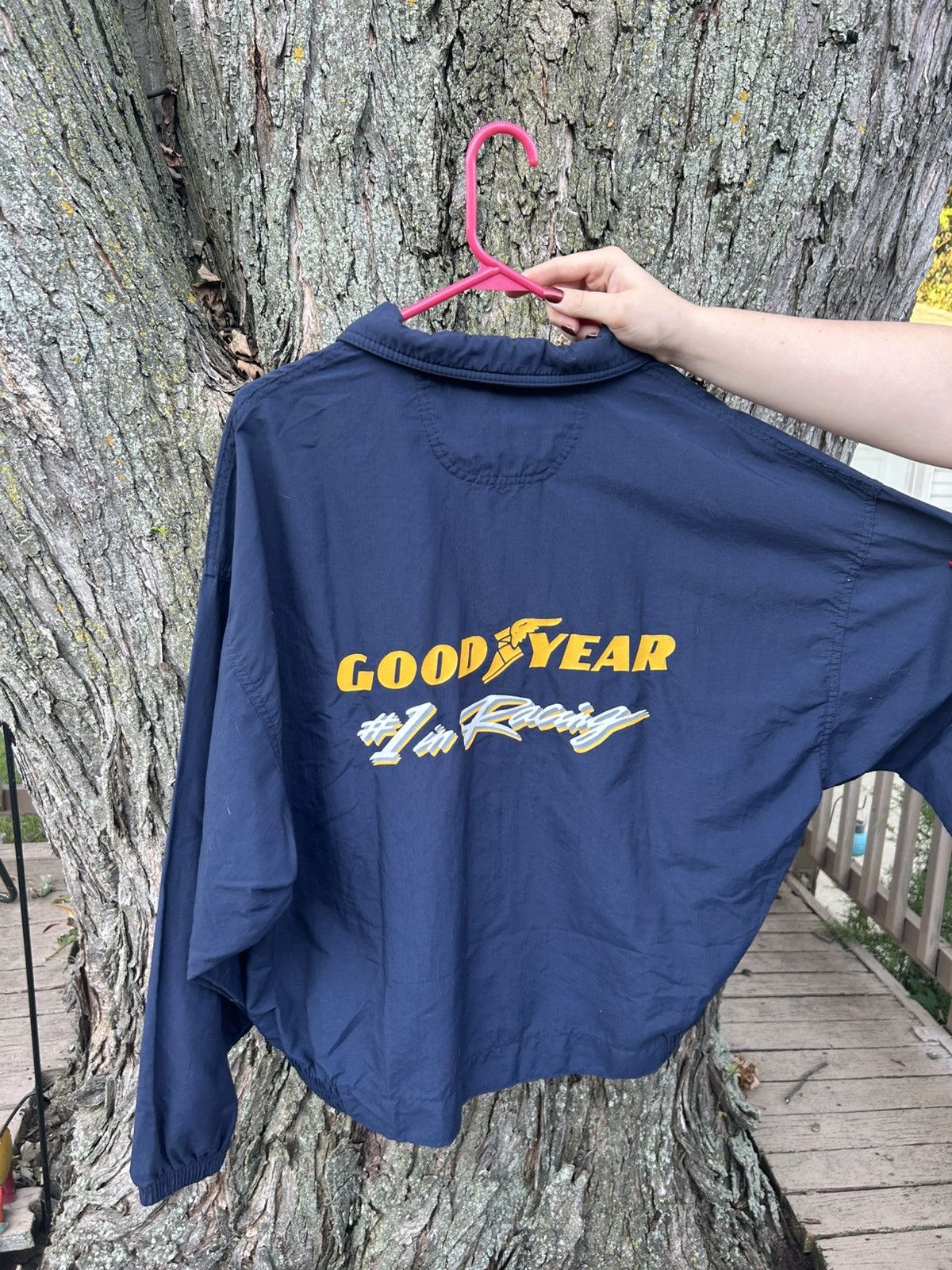 Other Vintage Swingster Goodyear Racing Jacket Embroidered Logo Size US L / EU 52-54 / 3 - 2 Thumbnail