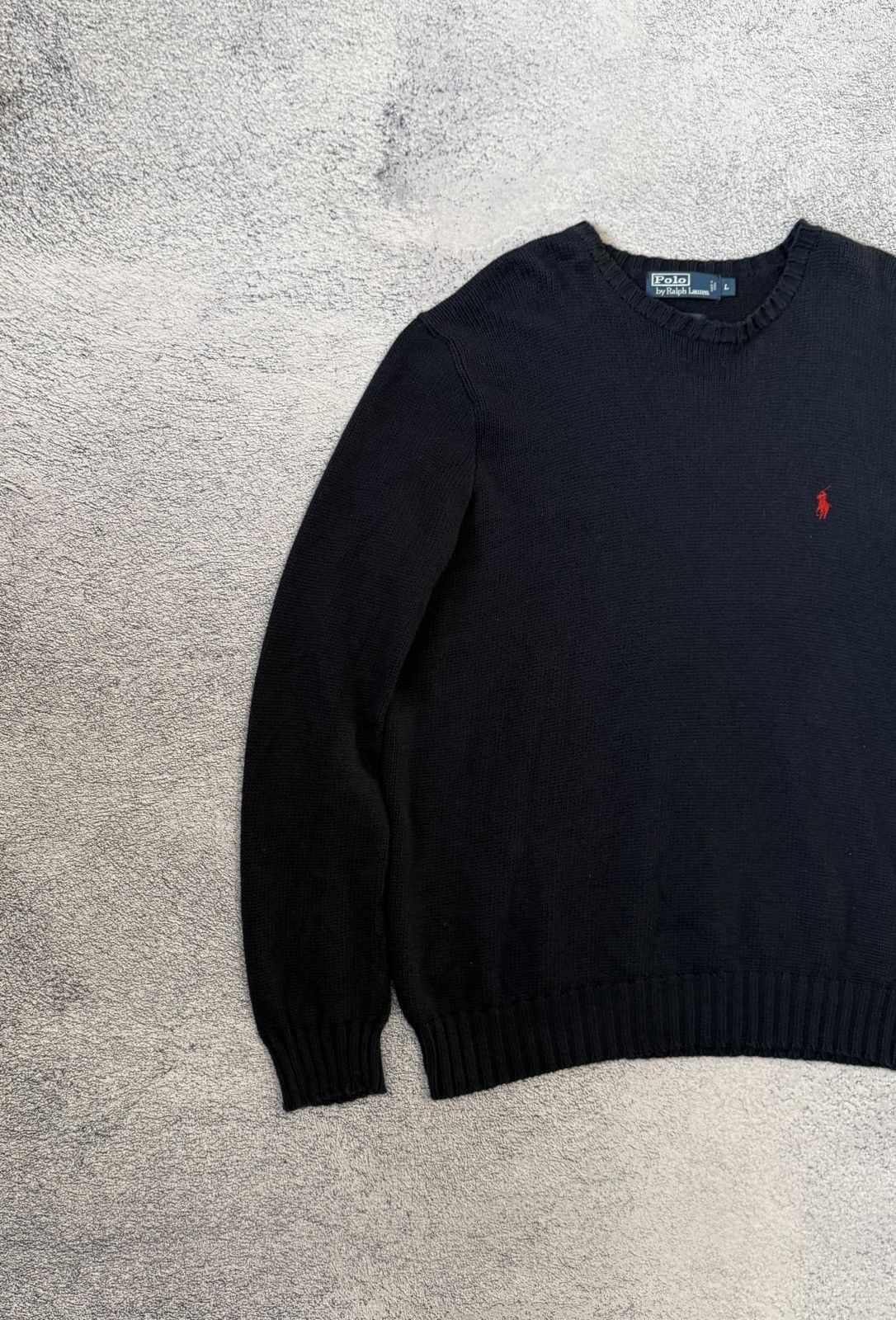 Polo Ralph Lauren Vintage Polo Ralph Lauren Sweater Navy Knit L Relaxed Size US L / EU 52-54 / 3 - 4 Thumbnail