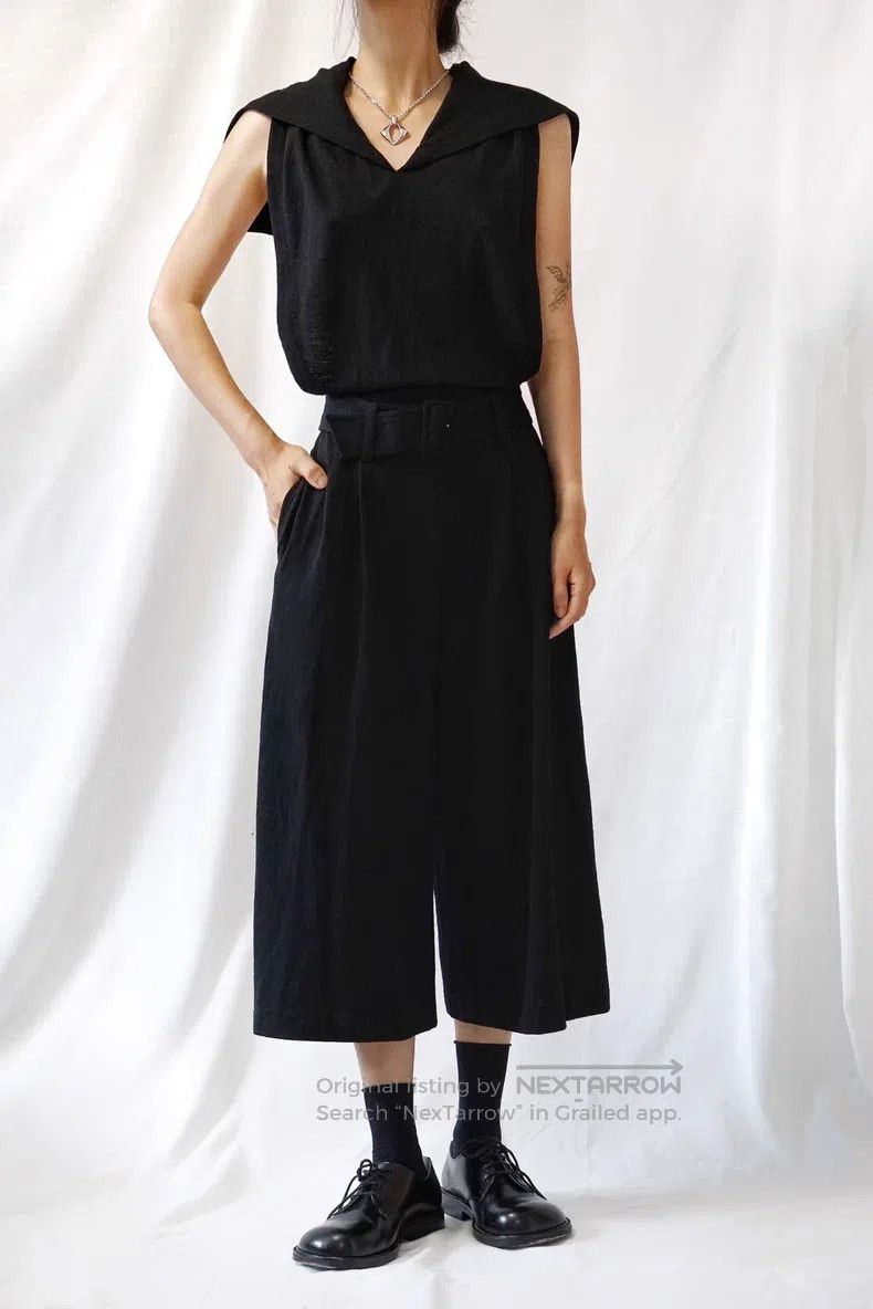 Comme des Garcons Comme Des Garcons size S Sleeveless wide-leg jumpsuit Size 23" - 3 Thumbnail