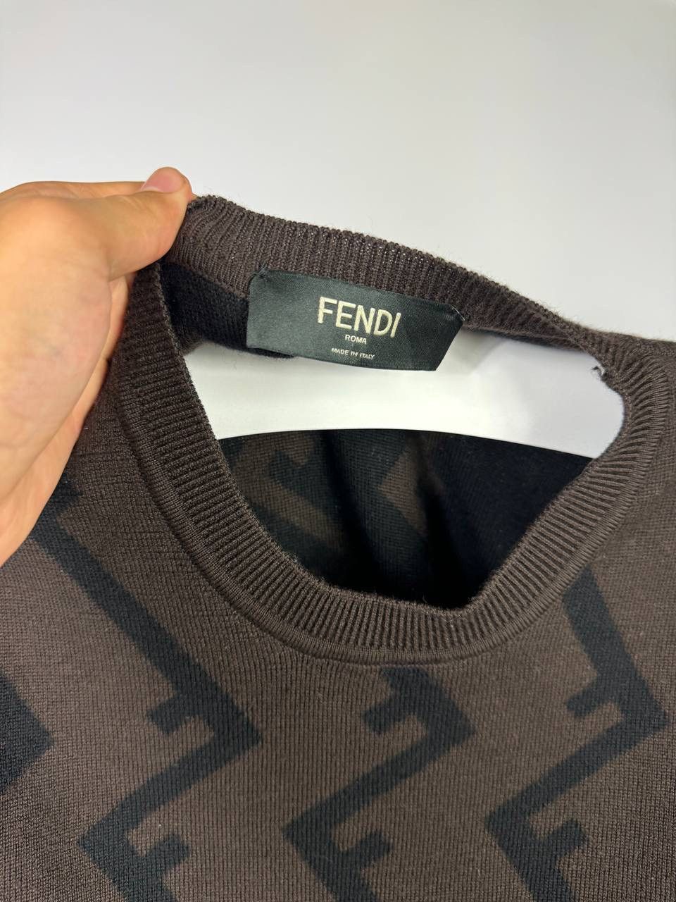 Fendi Vintage FENDI Zucca Monogram Knitwear Sweater Size US M / EU 48-50 / 2 - 4 Thumbnail
