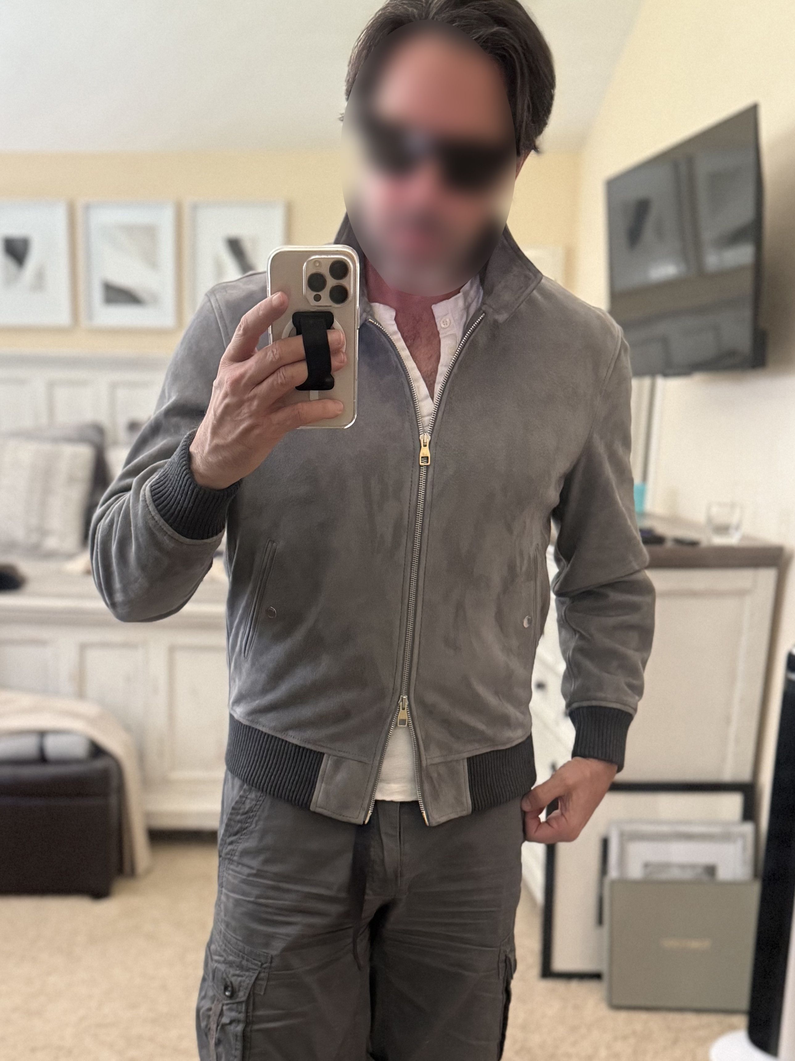 Alfred Dunhill Best Dressed Very Rare $7700 DUNHILL Soft Lamb Suede Jacket Size US M / EU 48-50 / 2 - 1 Thumbnail