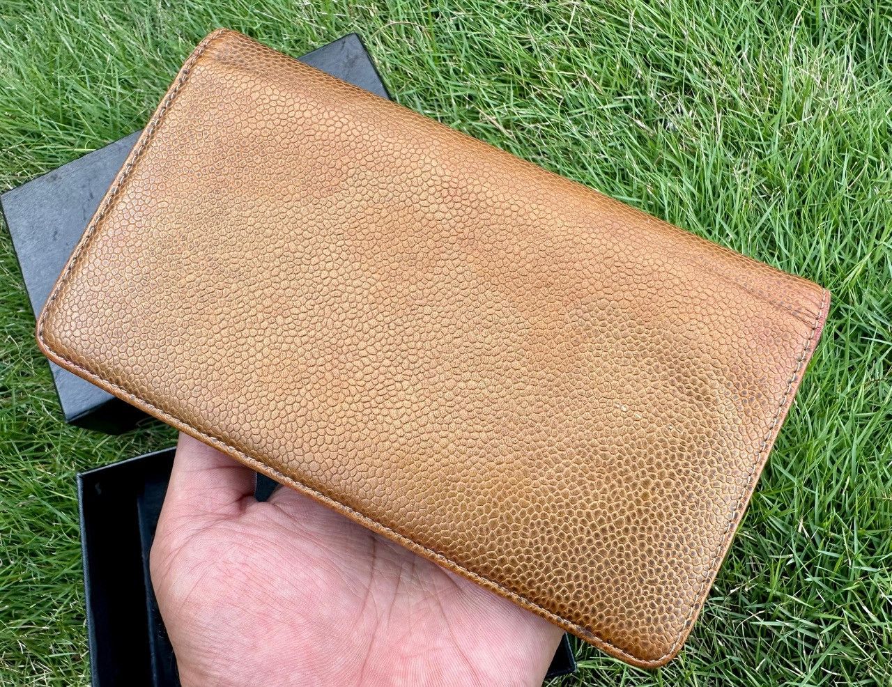 Chanel Authentic Chanel Caviar Leather Timeless CC Wallet Size ONE SIZE - 2 Thumbnail