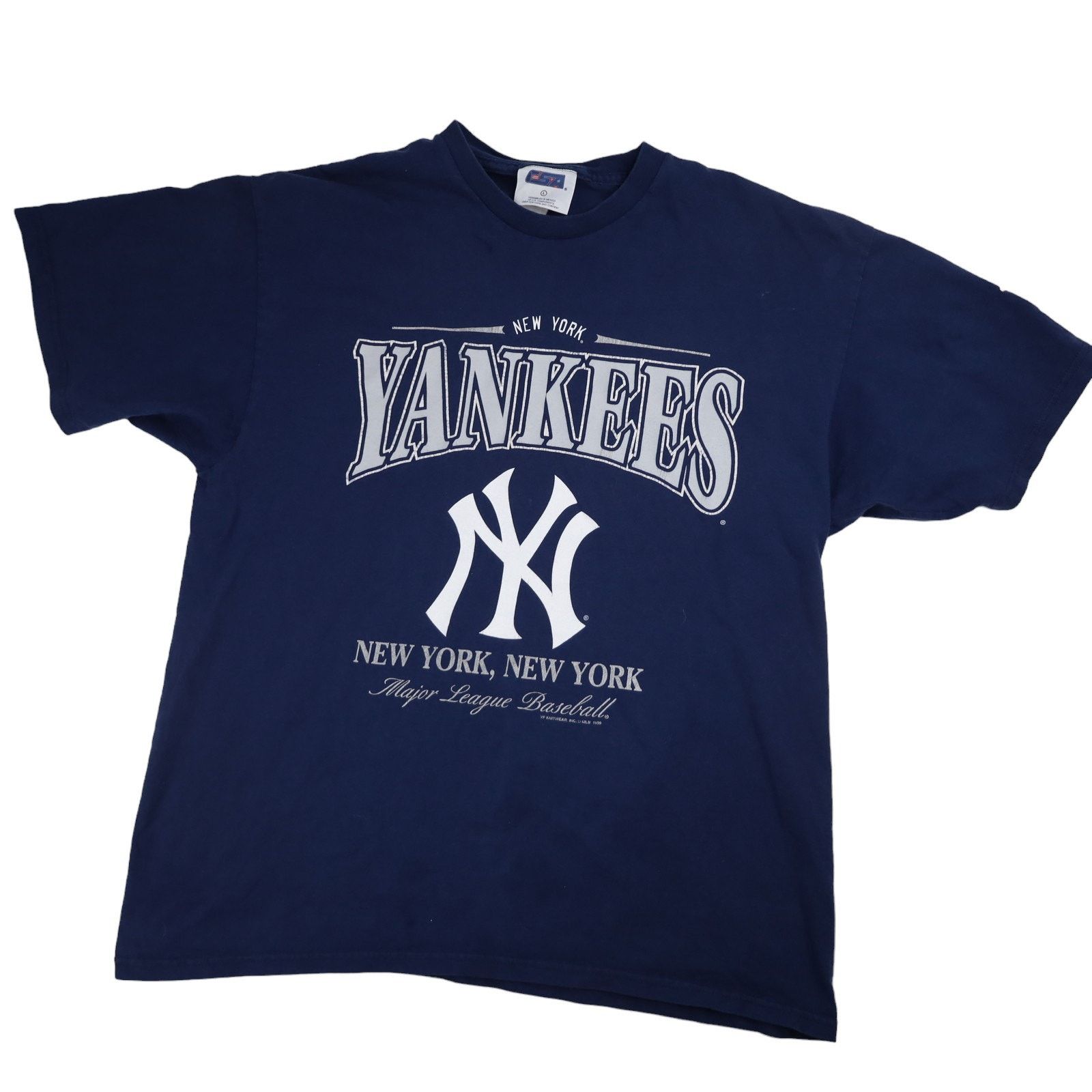 MLB × Vintage Vintage MLB New York Yankees Graphic T Shirt Size US L / EU 52-54 / 3 - 1 Thumbnail