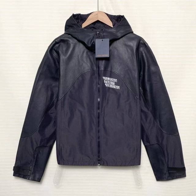 Louis Vuitton LV Patchwork Leather Hooded Jacket Size US L / EU 52-54 / 3 - 1 Thumbnail