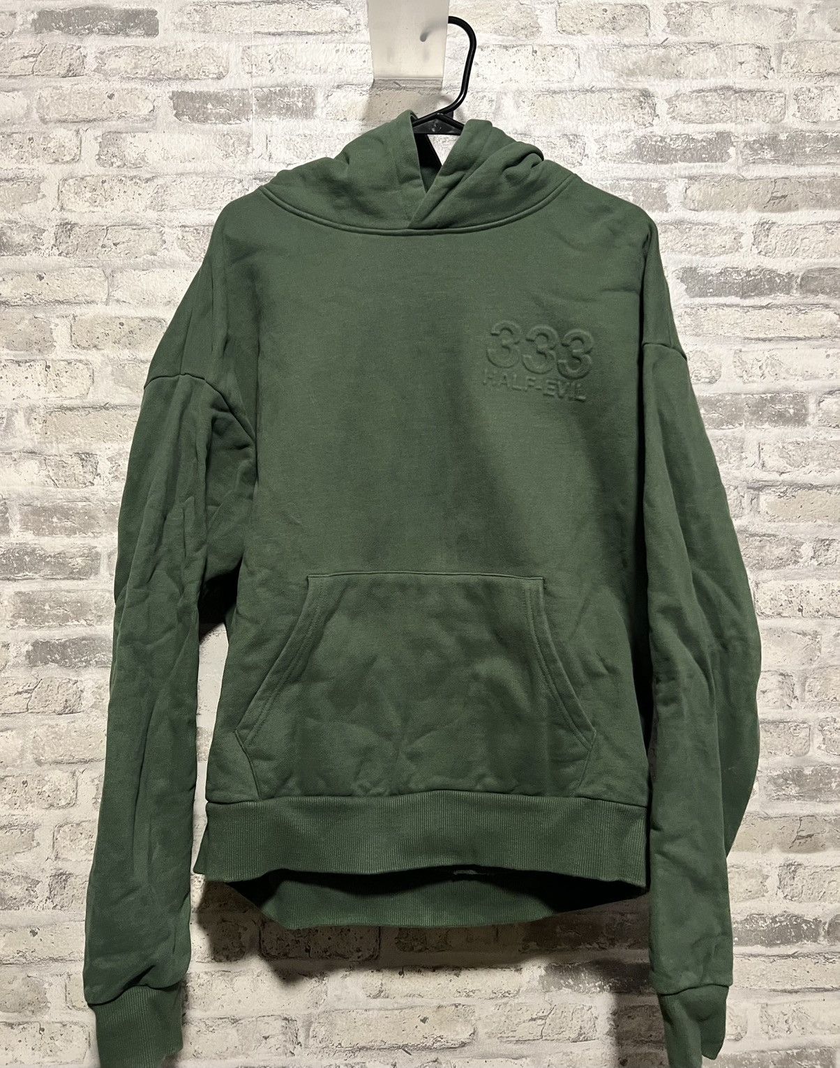Half Evil HALF EVIL - EMBOSSED LOGO HOODIE (GREEN) MEDIUM Size US M / EU 48-50 / 2 - 1 Thumbnail