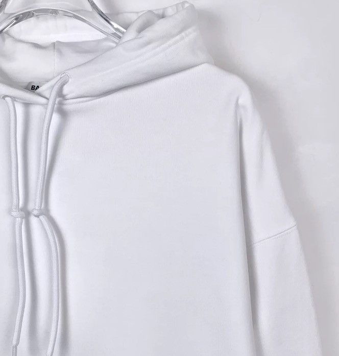 Balenciaga Balenciaga white drawstring hoodie2412-Nextarrow Size US M / EU 48-50 / 2 - 3 Thumbnail