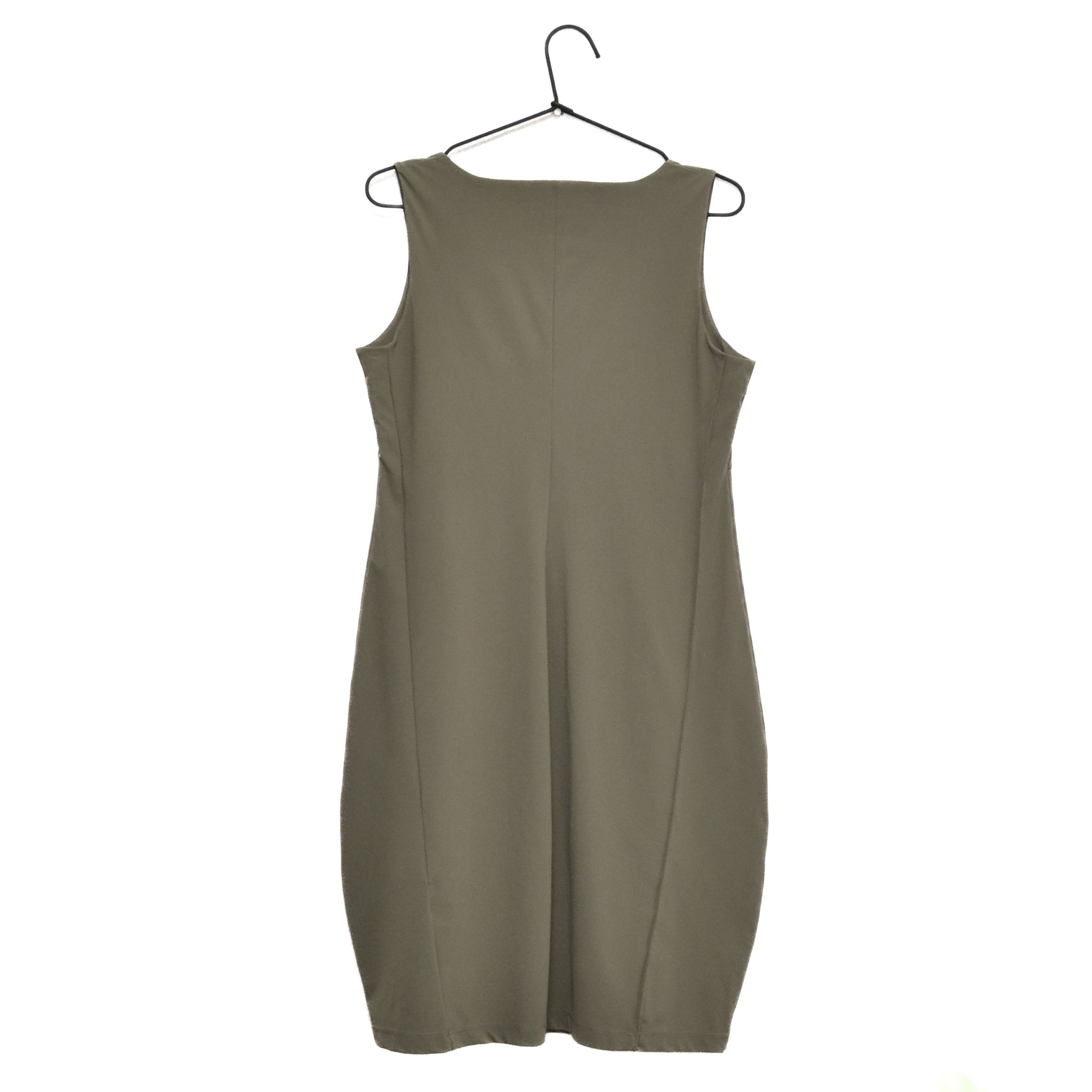 Sarah Pacini Sarah Pacini Y2K Avantgarde Gray Sleeveless Dress Size XS / US 0-2 / IT 36-38 - 4 Thumbnail