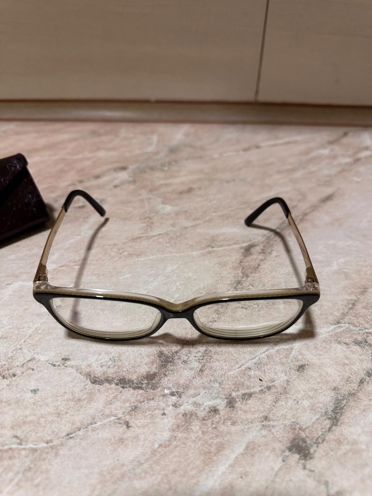 Gucci Eyeglasses Gucci GG-3701 - 4WH BLACK AND GOLD Size ONE SIZE - 9 Thumbnail