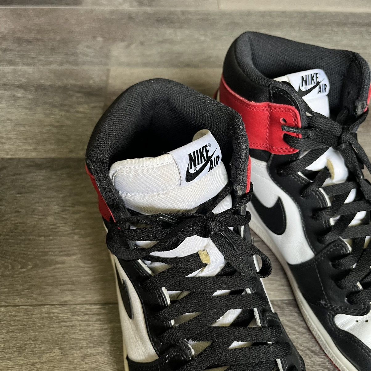 Jordan Brand Air Jordan 1 Retro High Black Toe 2016 Men’s Shoes Size 12 Size US 12 / EU 45 - 6 Thumbnail