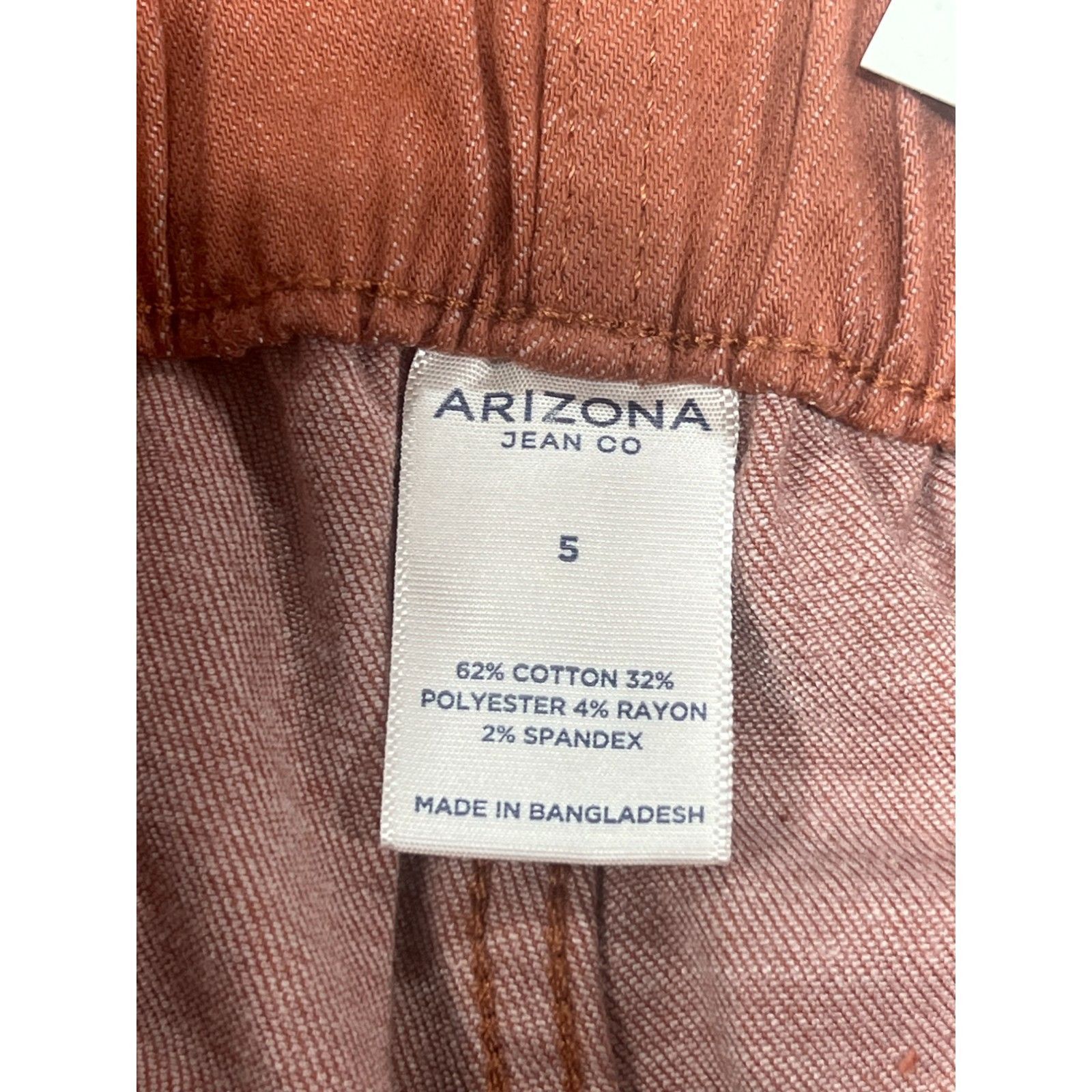 Arizona Jean Co. Arizona - Women's High Rise Denim Short - Brown - 5 Size 26" / US 2 / IT 38 - 13 Thumbnail