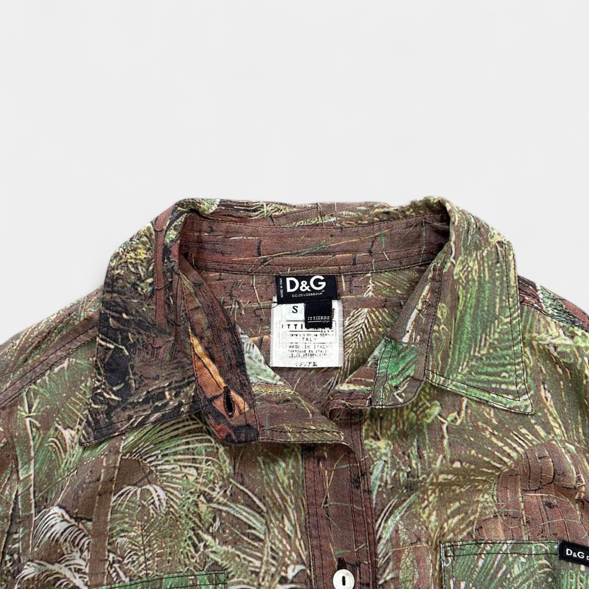 Dolce & Gabbana Dolce & Gabbana Jungle Tropical Shirt Size US S / EU 44-46 / 1 - 4 Thumbnail